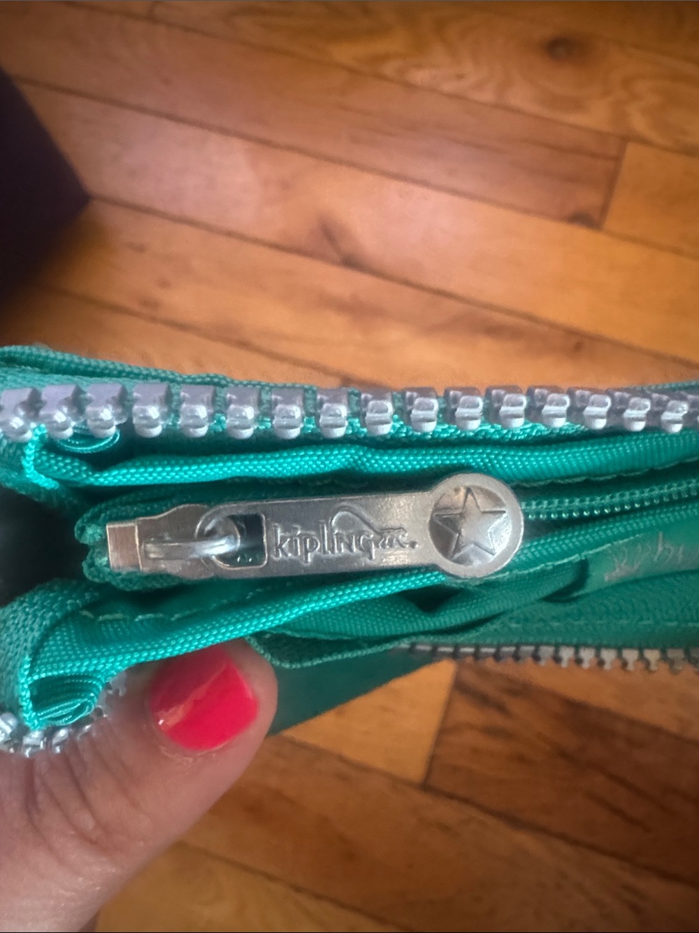 Kipling 3 Compartment Zipper Pouch - Picture 5 of 5